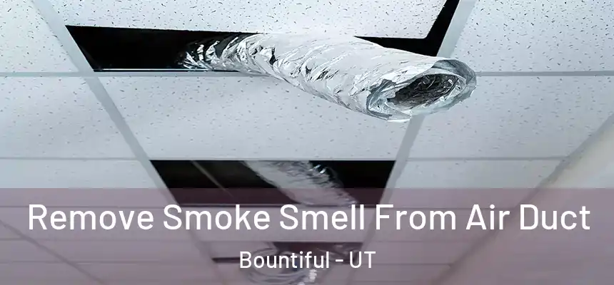 Remove Smoke Smell From Air Duct Bountiful - UT